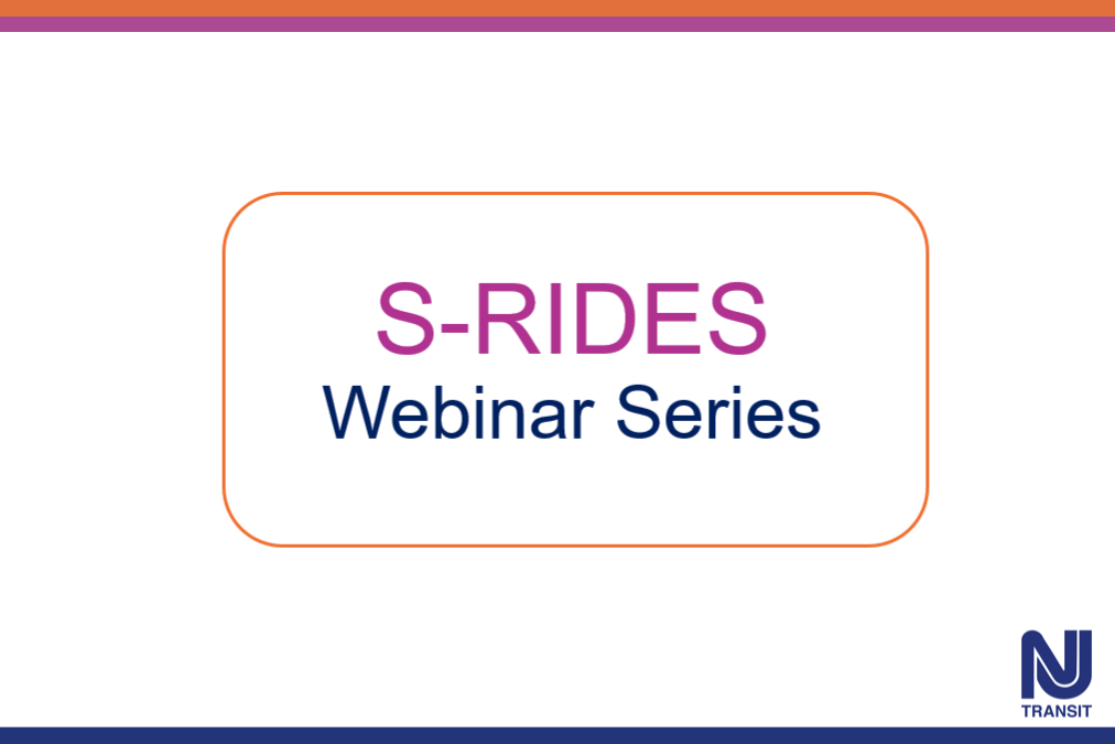 S-RIDES Webinar Series